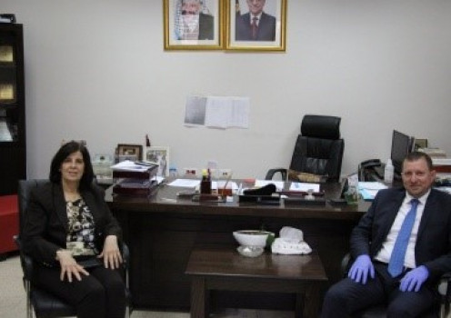 وفد من الصندوق الفلسطيني يلتقي نائب محافظة نابلس